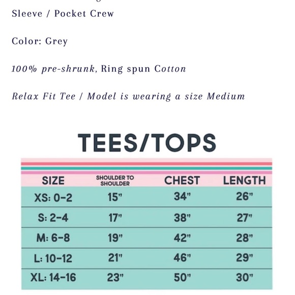 Jadelynn Brooke Gray & Pink The Bravest Thing You Can Be Is Yourself Pocket Tee - Picture 2 of 5